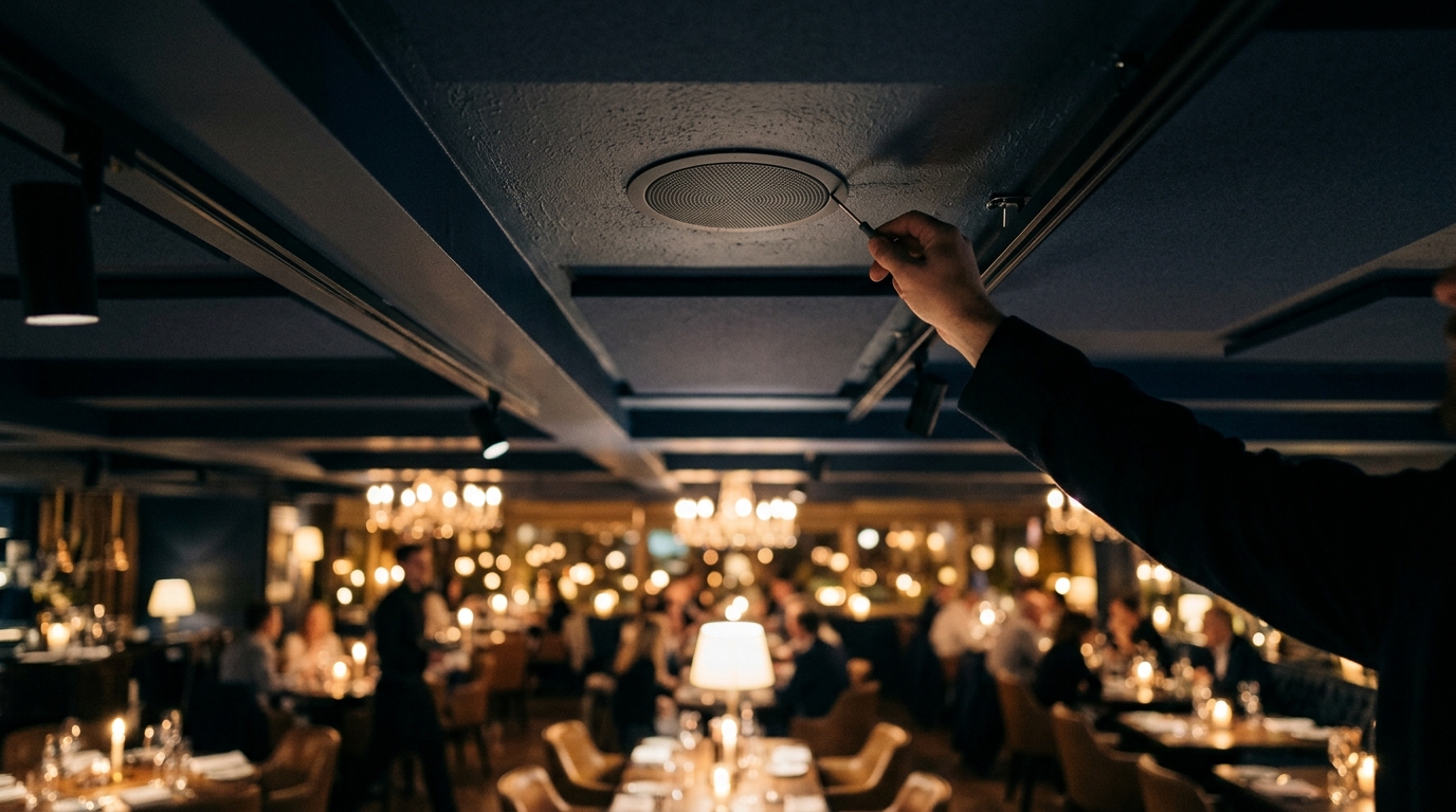 Restoran ve kafeler için ses sistemi kurulum rehberi